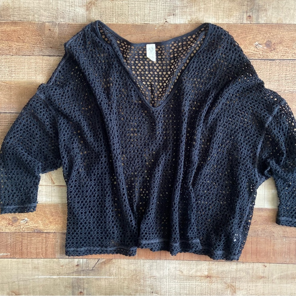 We the Free Crochet Knit Top